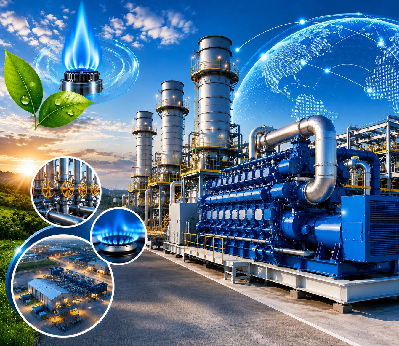 Doğal Gaz Enerji Santralleri İçin Enerji Uygulamaları