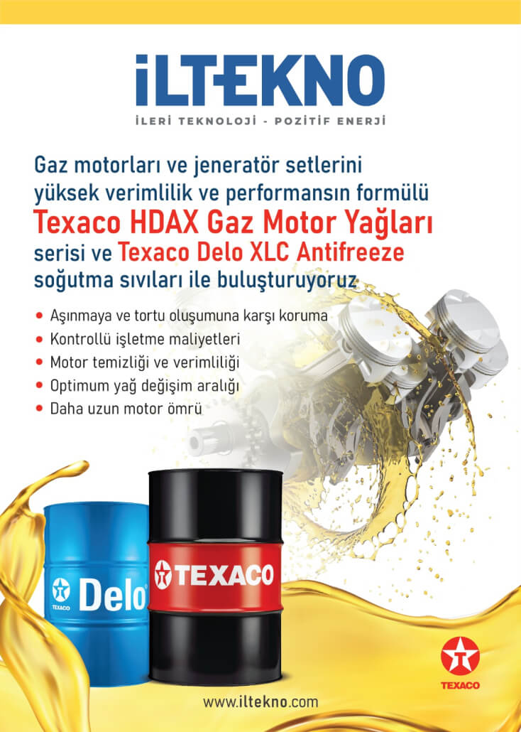 Gaz motorlarında kullanılan yağlama yağı için…